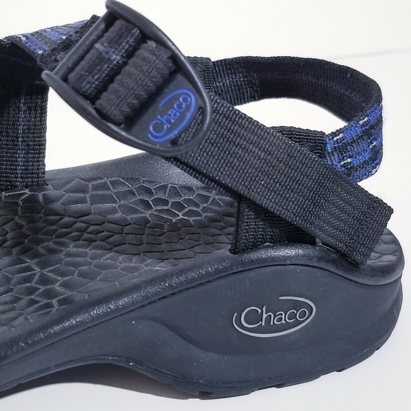 CHACO Blue Uptread Ecotread 2 Sandal V2 Outdoor Hiking Sandals Size 9 - Picture 12 of 15